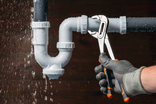 Professional Drain Cleaning technician working in Jordan, NY